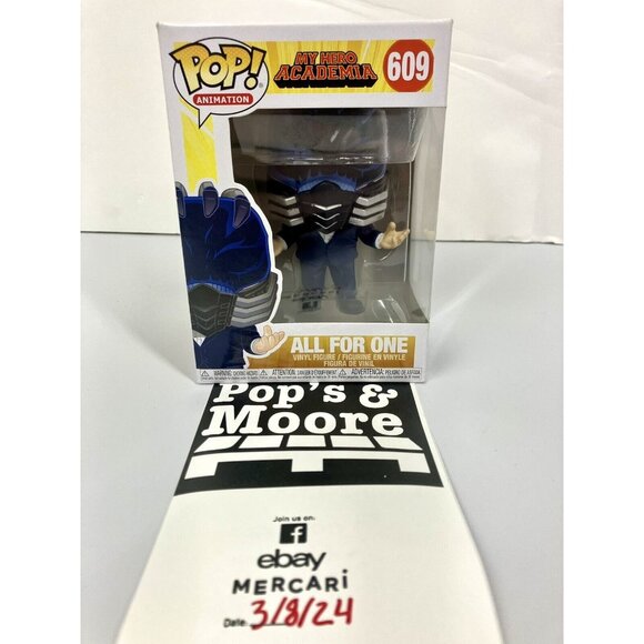 Funko Pop! My Hero Academia: All for One 609 Vaulted Figure With Protector - Picture 1 of 16